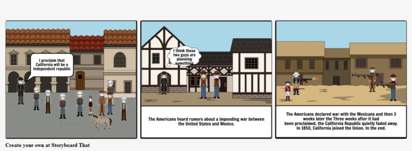 The Bear Flag Revolt And The California Statehood - House, transparent png download