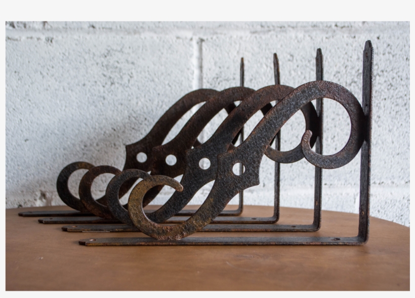 Vintage Black Shelf Brackets, transparent png download