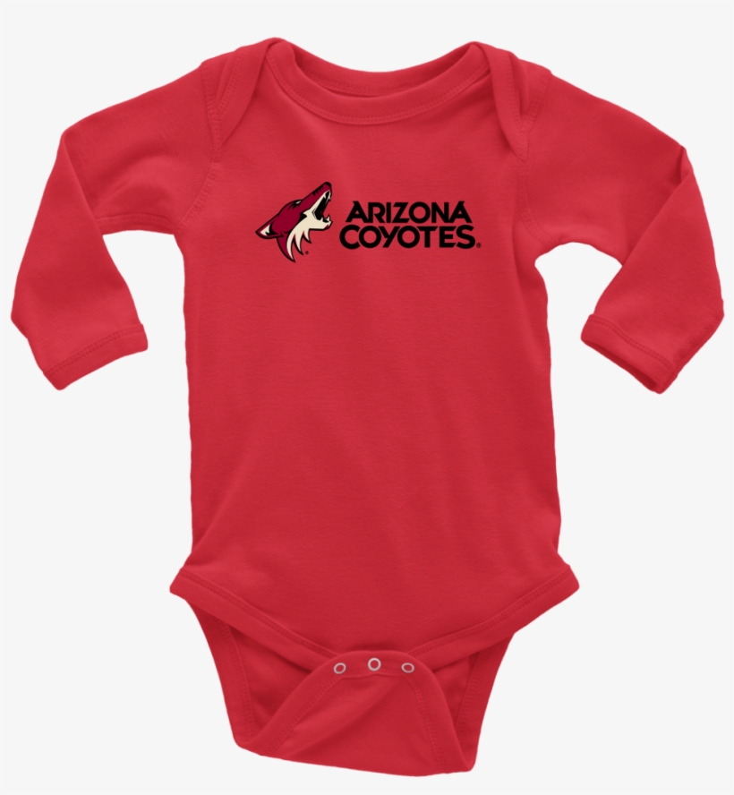 New Long Sleeve Baby Bodysuit Arizona Coyotes Size - Infant Bodysuit, transparent png download
