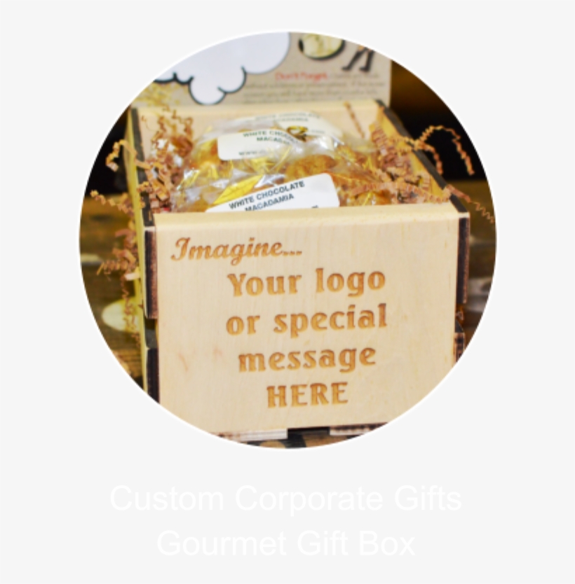 Custom Corporate Gifts Gourmet Gift Box - Label, transparent png download