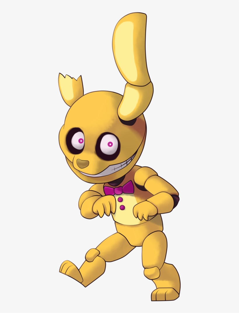 Download Springtrap Sticker By Samuelzea - Cartoon | Transparent PNG ...