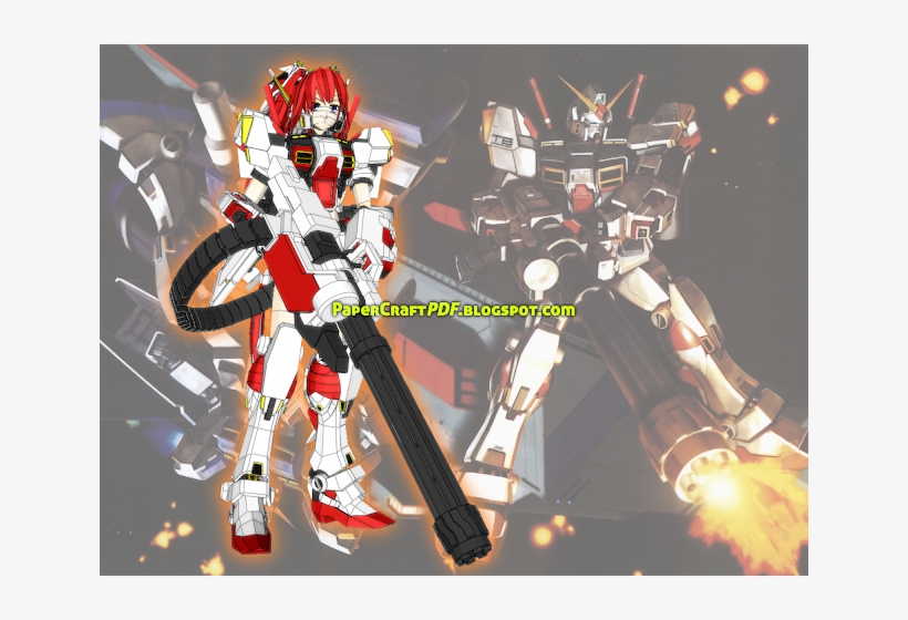 Download Free Paper Craft Pdf Templates Online Free - ガンダム 4 号機 5 号機, transparent png download