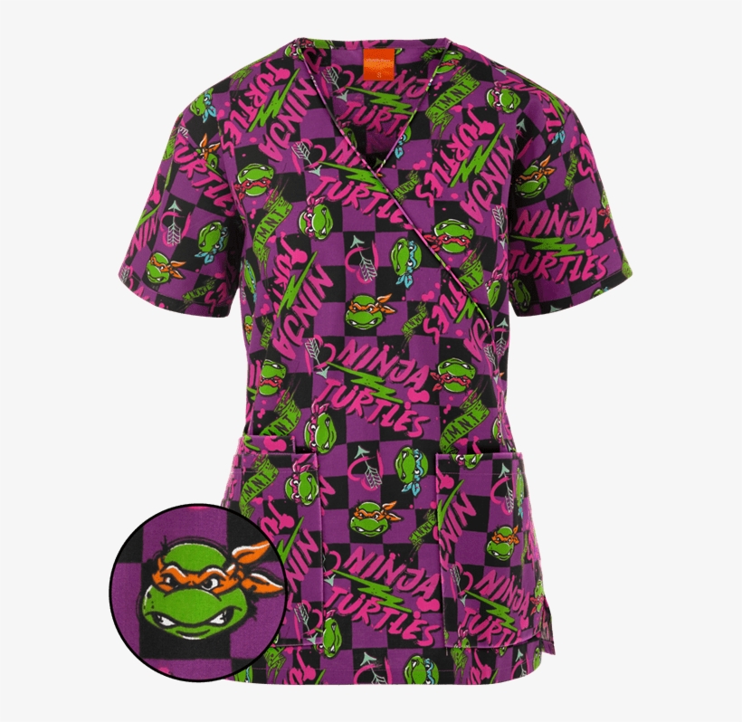Ap501ntb - Ninja Turtle Scrubs, transparent png download