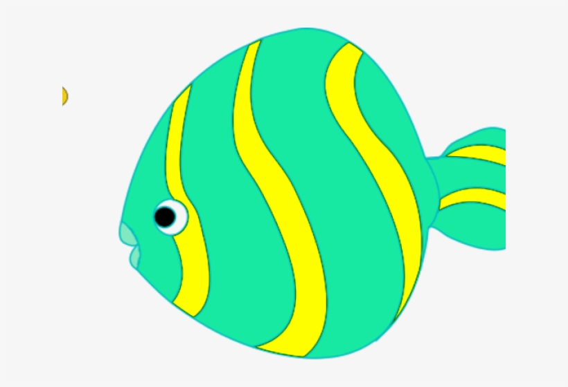 Tropical Fish Clipart Flounder - Coral Reef Fish Clipart, transparent png download