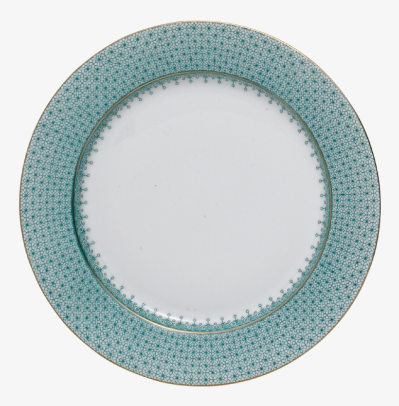 Green Lace Bread & Butter Plate - Circle, transparent png download