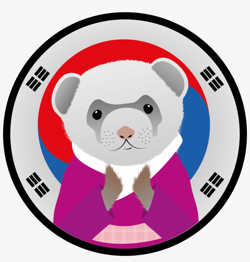 Ferret-badges 3 Korean Food Ferret - Sri Krishna School Logo, transparent png download