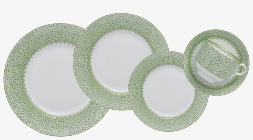 Mottahedeh Green Lace China, transparent png download