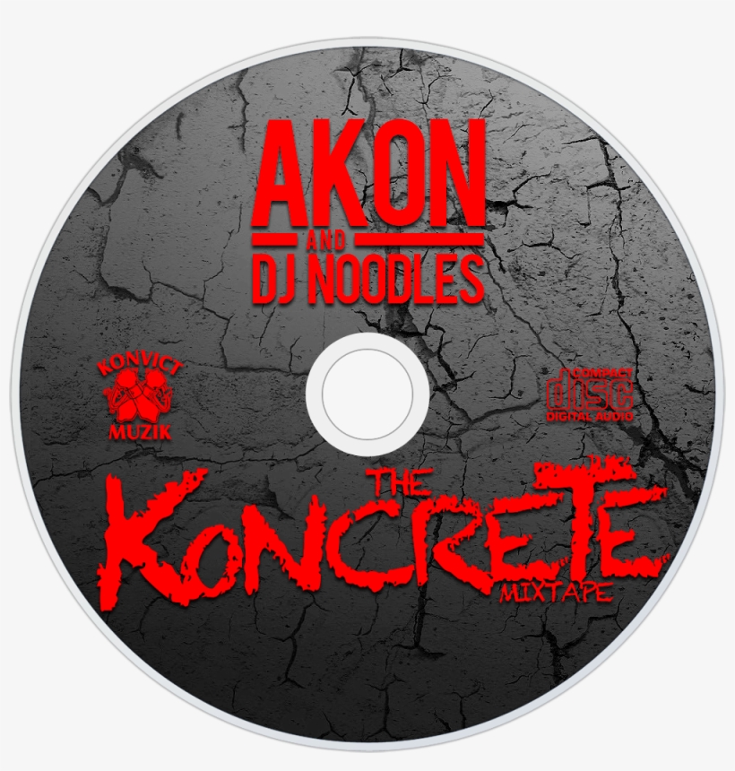 Akon The Koncrete Mixtape Cd Disc Image - Beowulf Dvd Cover, transparent png download