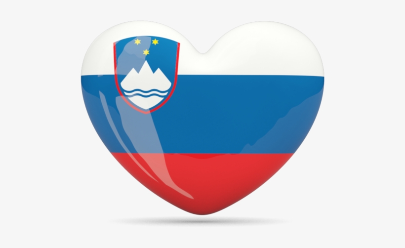Slovenia Flag Heart Png, transparent png download