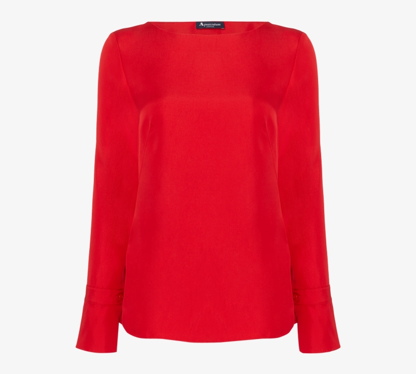 Zoe Slash Neck Top Hover - Blouse, transparent png download