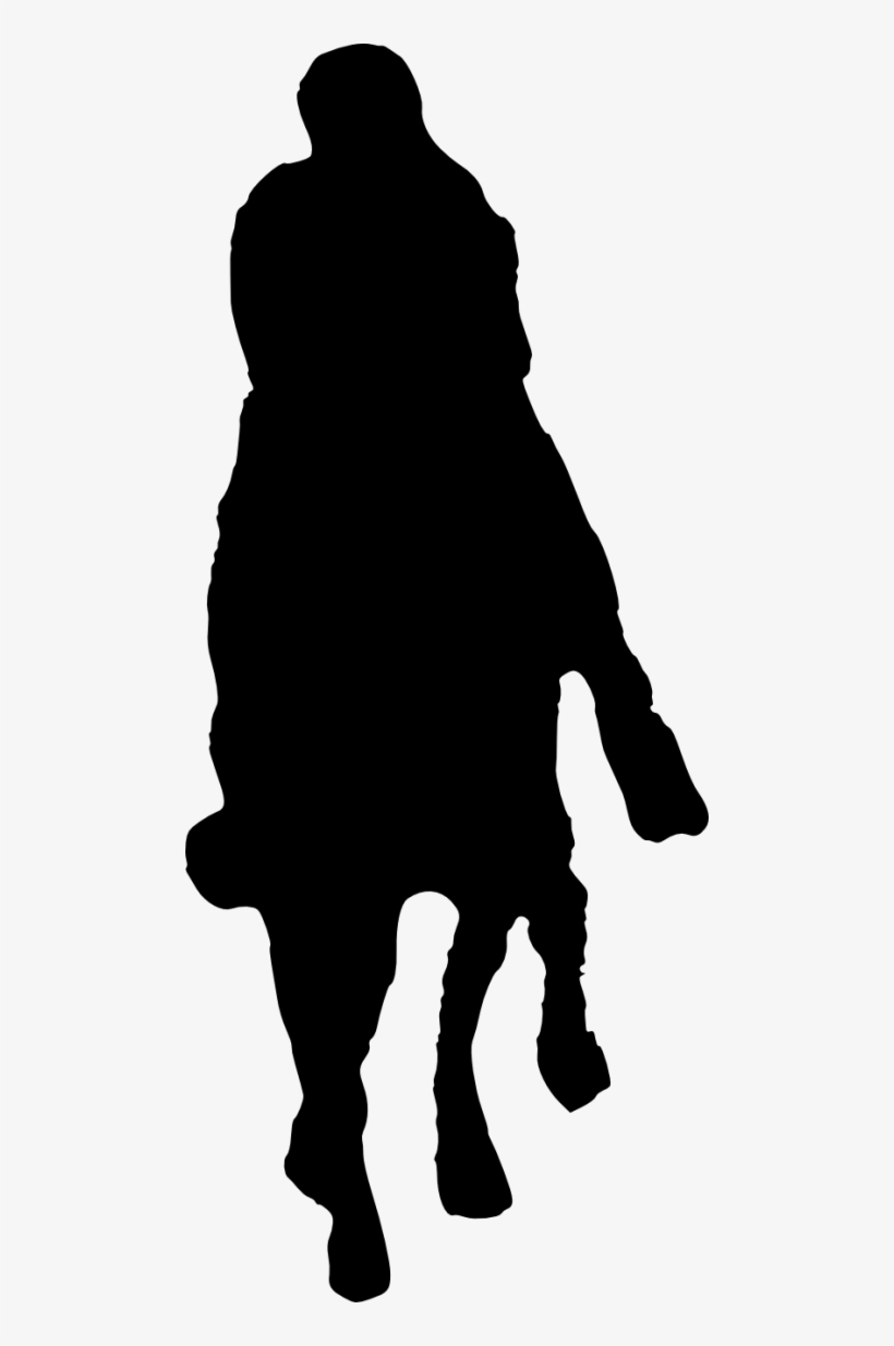 Free Png Horse Riding Silhouette Png - Silhouette Young Girl Playing, transparent png download