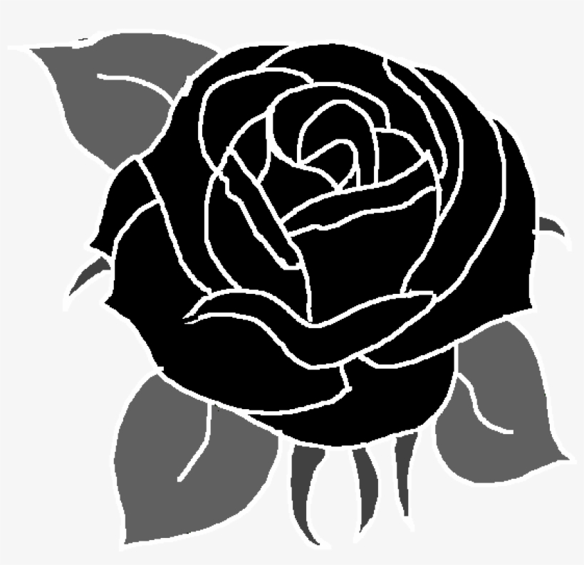 Black Rose - Garden Roses, transparent png download