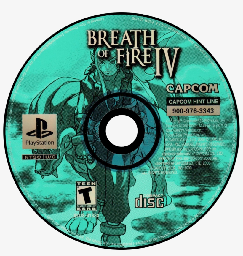 Breath Of Fire Iv - Capcom Logo (rockman X1), transparent png download