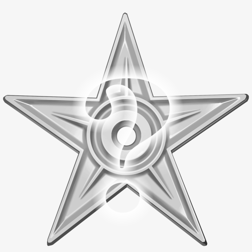 Invisible Barnstar Hires - Gold Clipart Stars, transparent png download