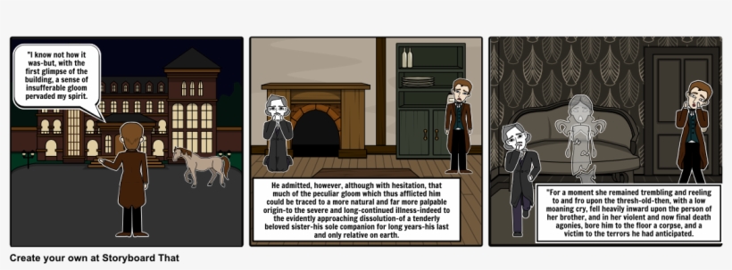 The Fall Of The House Of Usher - Cartoon, transparent png download