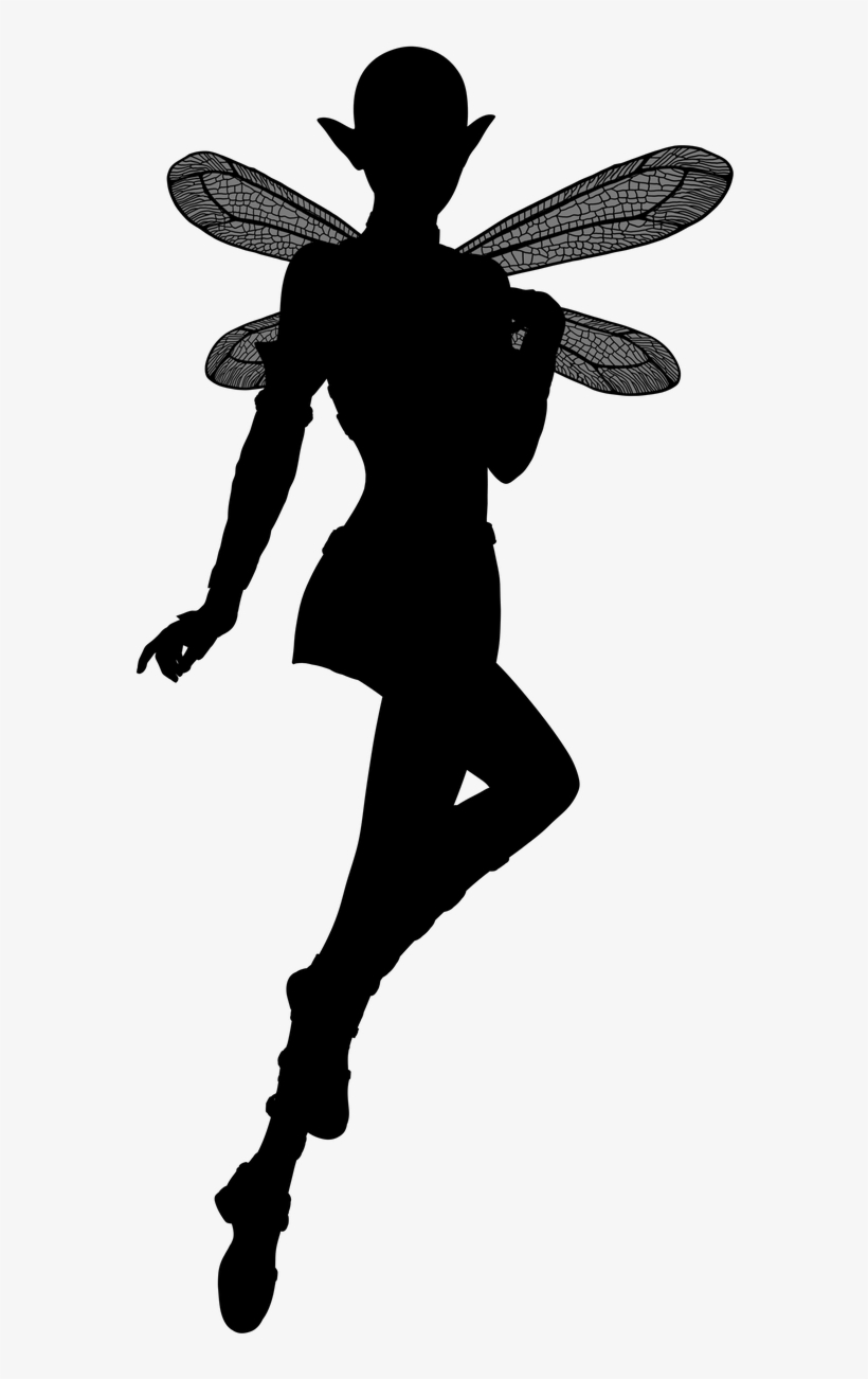 Do You Believe In Fairies - Silhouette Elfe, transparent png download