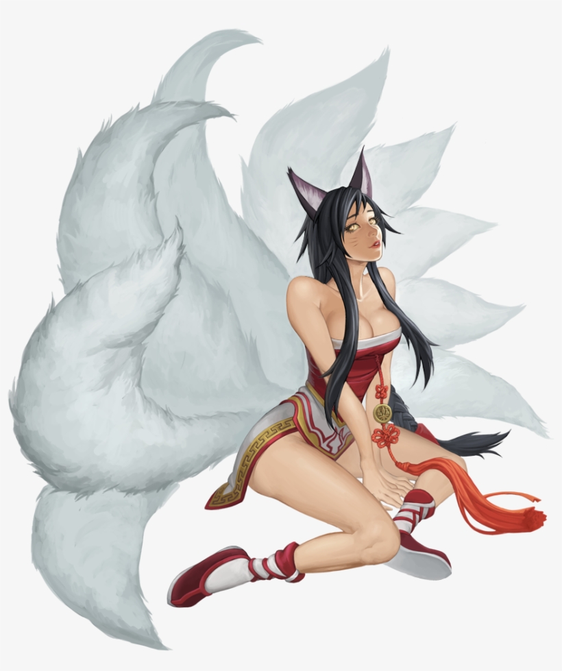 Art,арт,lol Face,лол, Лол, Ололо ,песочница, - League Of Legends Ahri Transparent Background, transparent png download