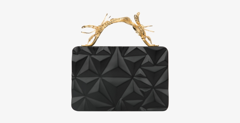 Triangle Black Grasshopper Clutch By Duet Luxury On - Coin Purse, transparent png download