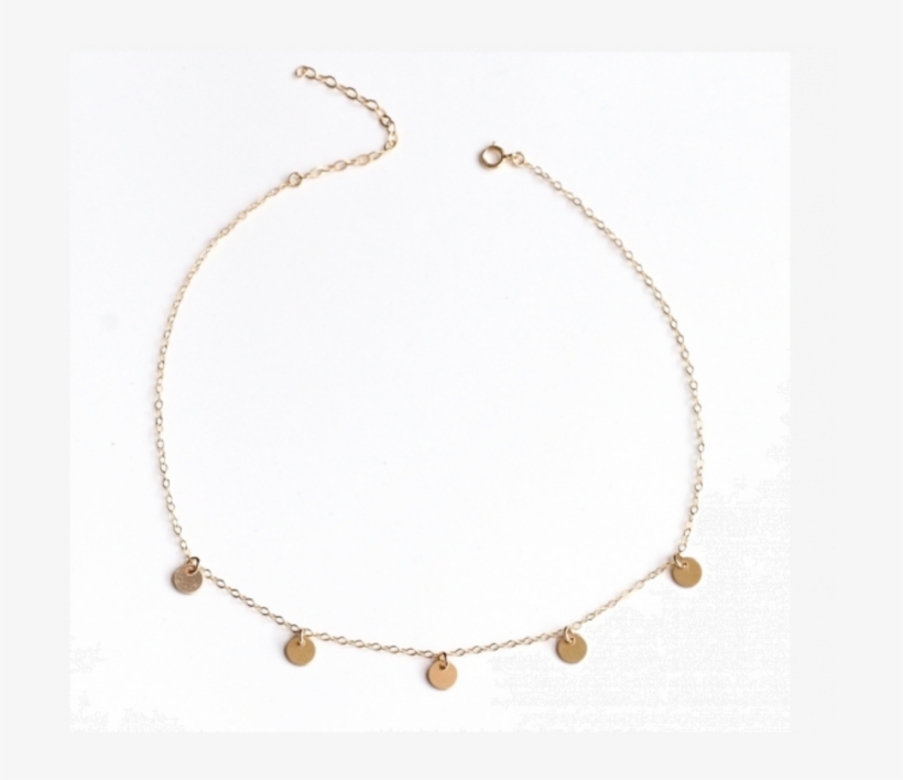 Coin Charm Choker - Necklace, transparent png download