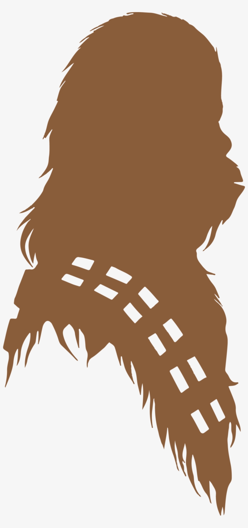 Chewbacca Silhouette - Star Wars Chewbacca Silhouette, transparent png download