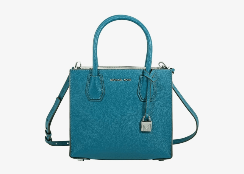 Nwt Michael Kors Mercer Medium Leather Messenger Crossbody - Tote Bag, transparent png download