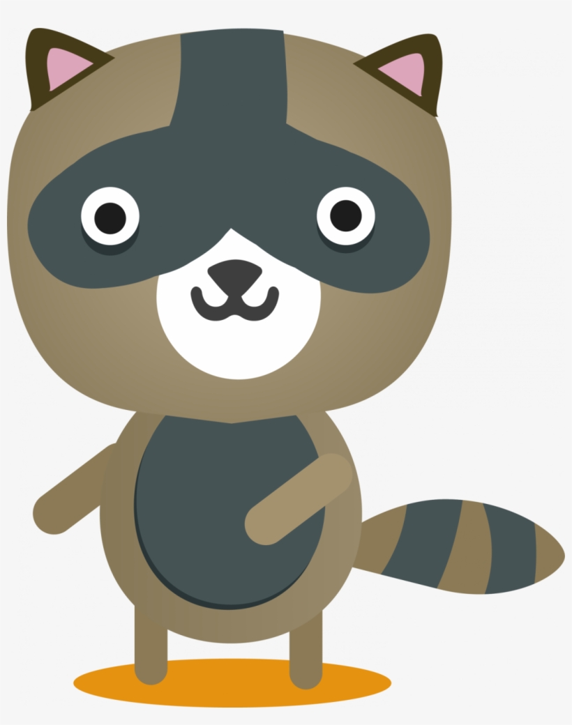 Raccoon Head Drawing Step By Awesome - Imagenes Un Mapache Animado, transparent png download