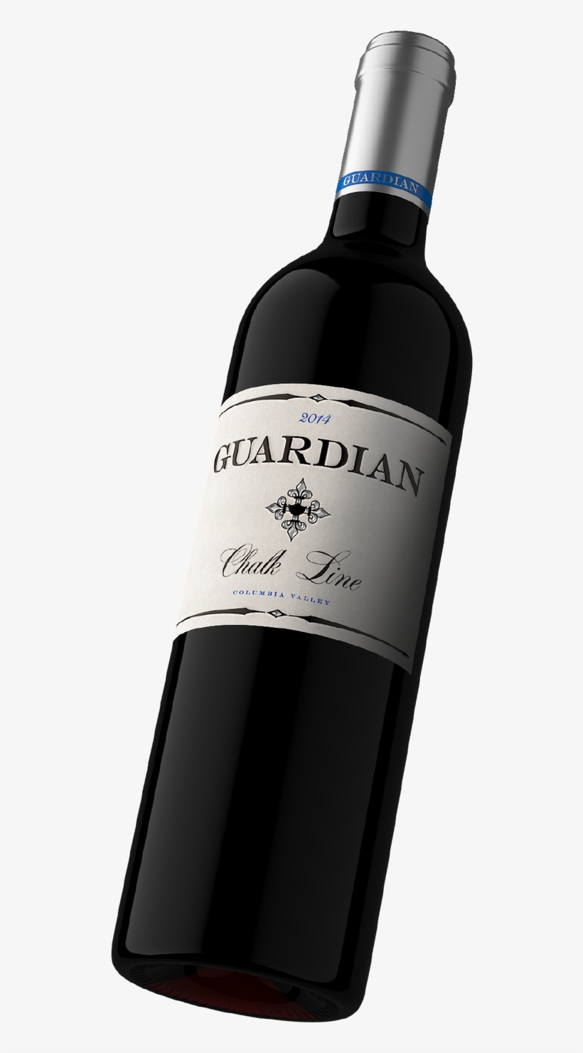 2016 Guardian Cellars 'chalk Line' Red Blend, Columbia - Glass Bottle, transparent png download