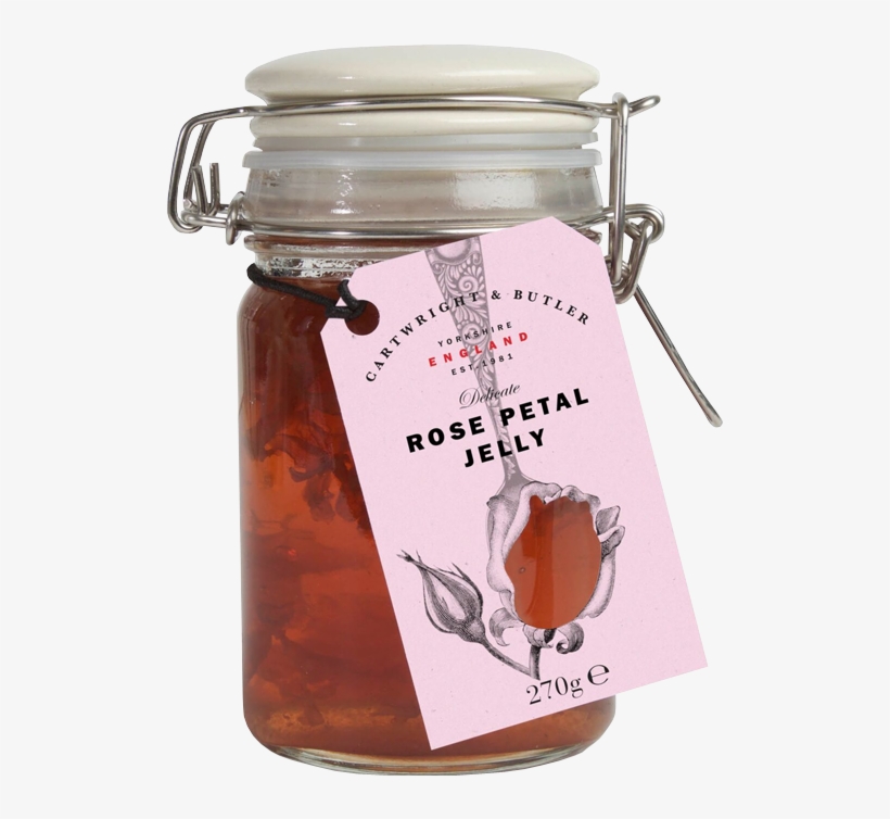 Rose Petal Jelly - Glass Bottle, transparent png download