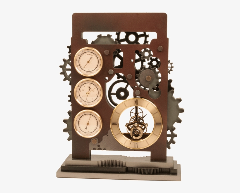 Steampunk Weather Station - Quartz Clock, transparent png download
