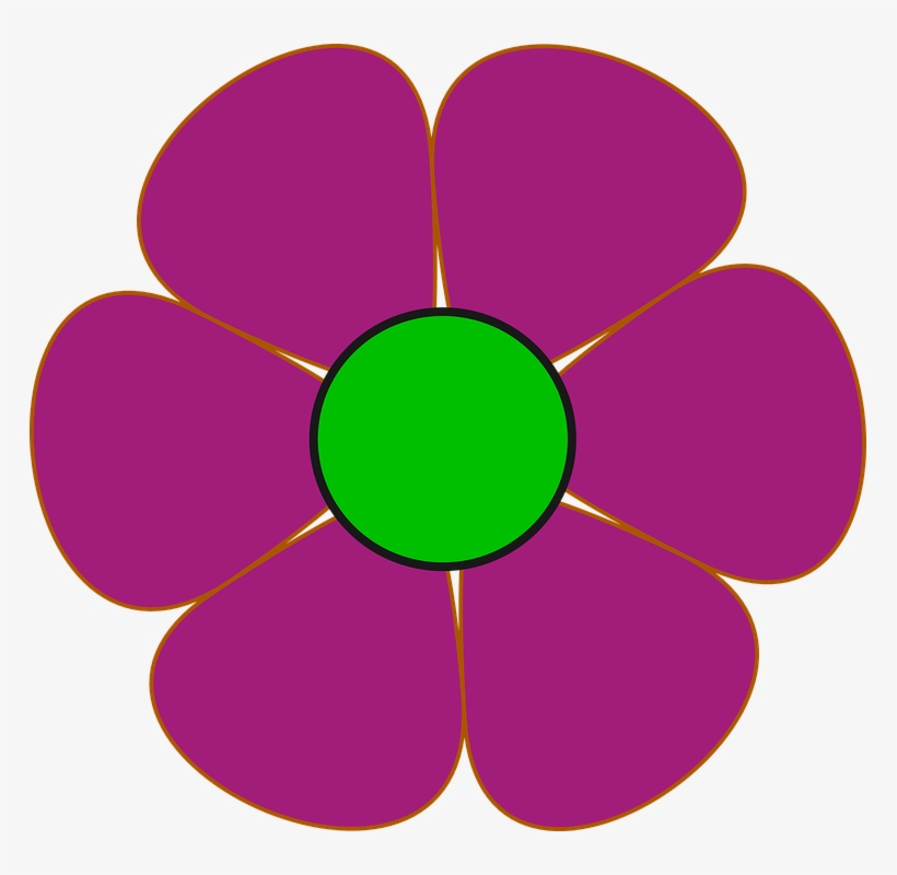 Dew Clipart Purple Violet - Flower Clip Art, transparent png download