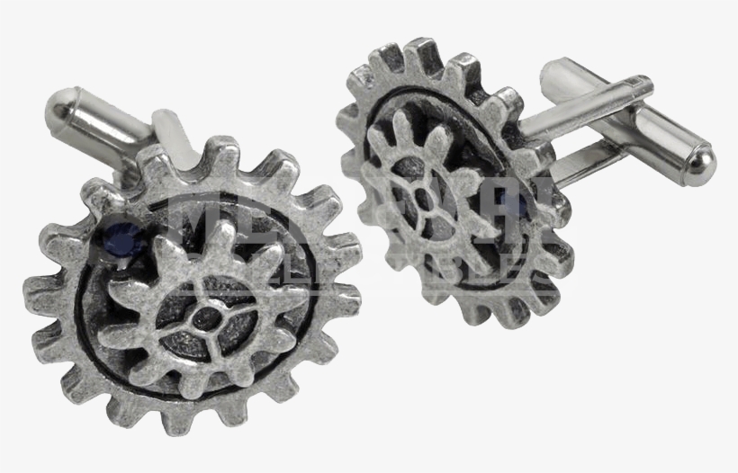 Empire Spur Gear Steampunk Cufflinks - Steampunk, transparent png download