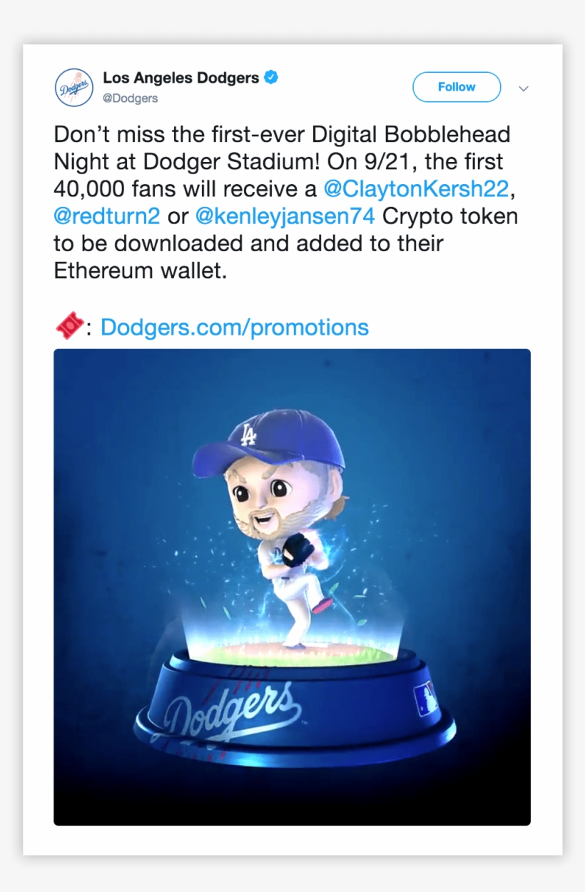 Lad Eth-announcement - Digital Bobblehead Dodgers, transparent png download