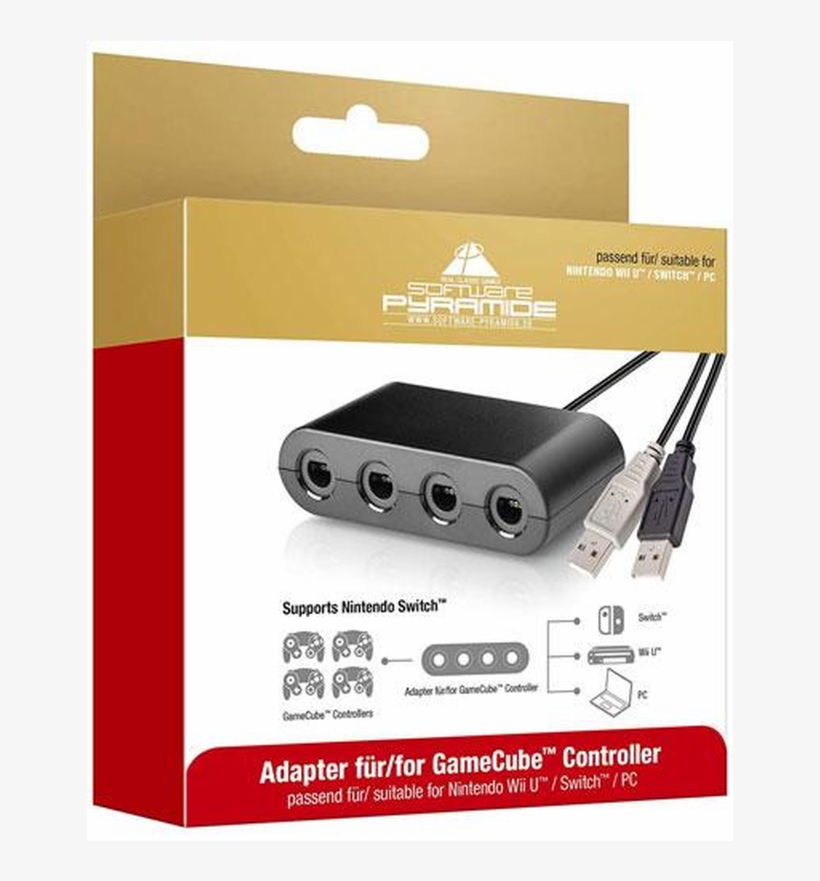 Switch Controller Gamecube-adapter Akt Identisch Mit - Gamecube Controller, transparent png download