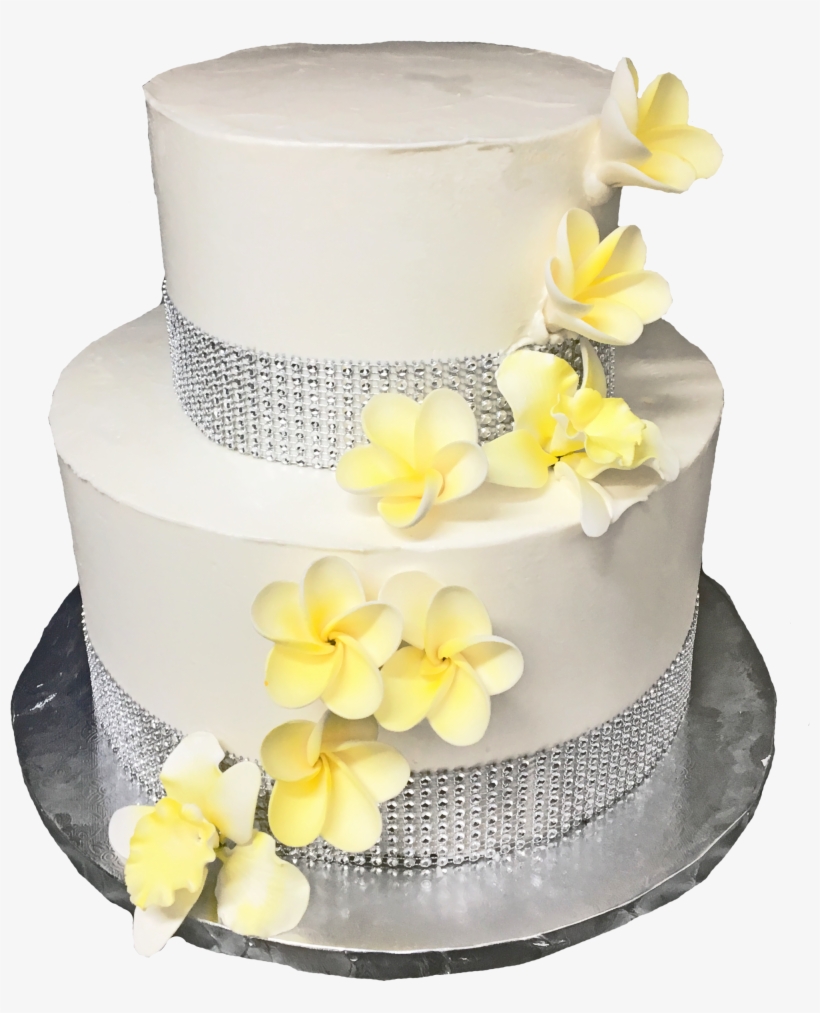 Plumeria Cake - Birthday Cake, transparent png download