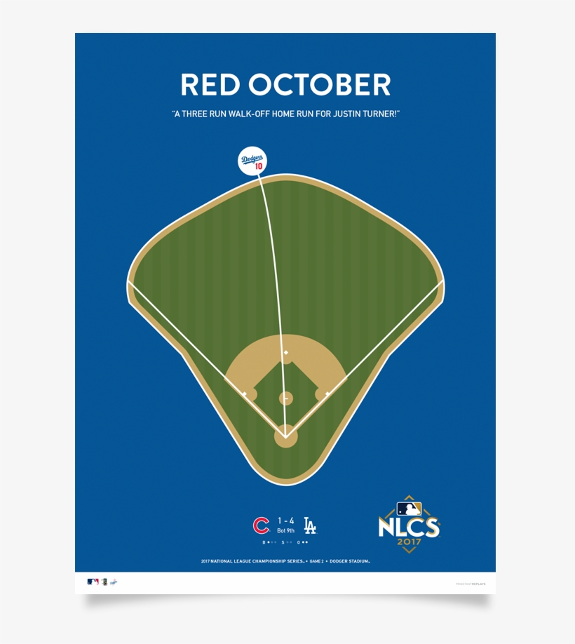Dodgers Red October Poster - Red October T Shirt Dodgers, transparent png download