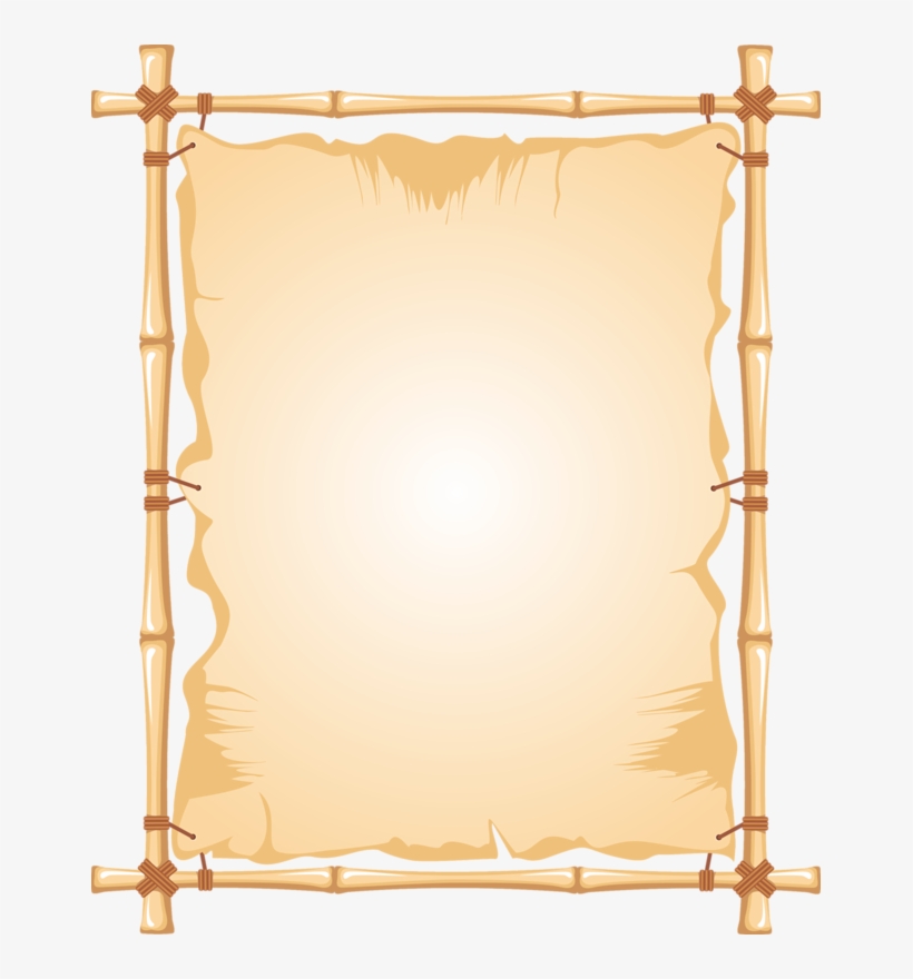 Фотки Tropical Frames, Page Borders, Borders And Frames, - Bamboo Frame, transparent png download