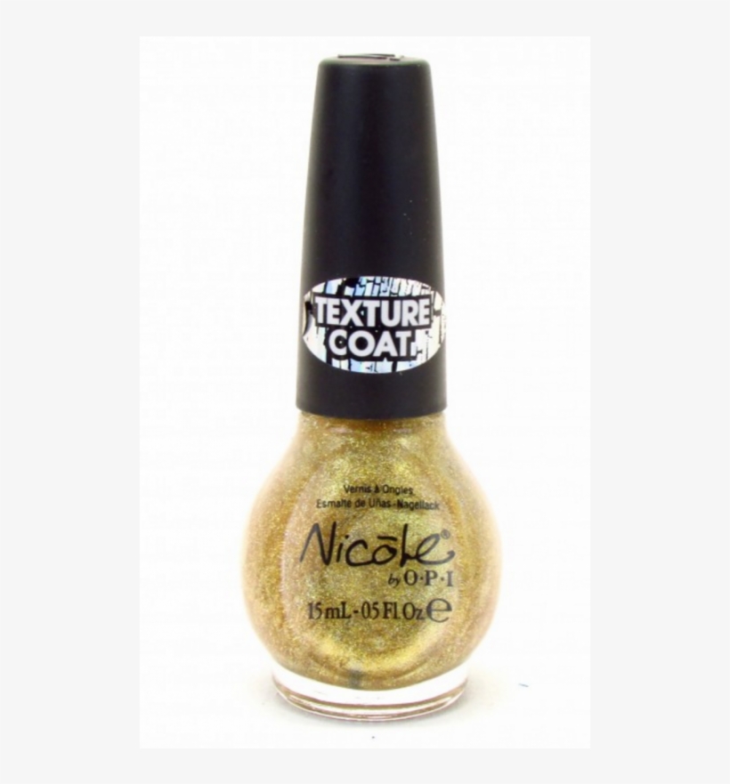 Opi Nicole Texture Coat Gold - Nail Polish, transparent png download