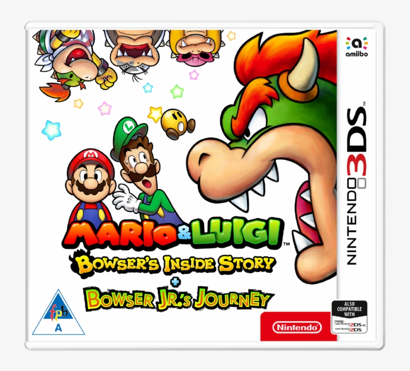 3ds Mario & Luigi - Mario Luigi Bowser Inside Story 3ds, transparent png download