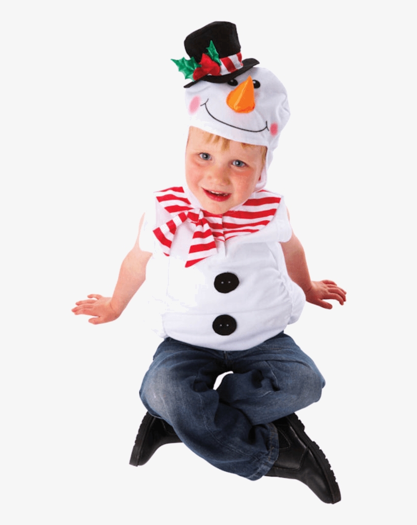 Child Frosty The Snowman Costume - Christmas Fancy Dress Kid, transparent png download