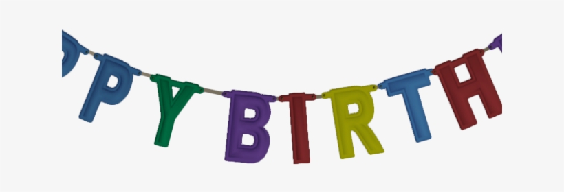 Birthday Banner Clipart - Celebrating, transparent png download