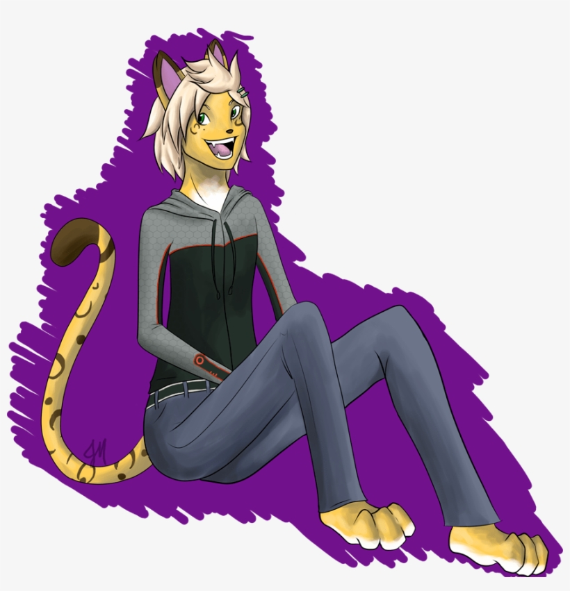 Miguel Weasyl - Sitting, transparent png download