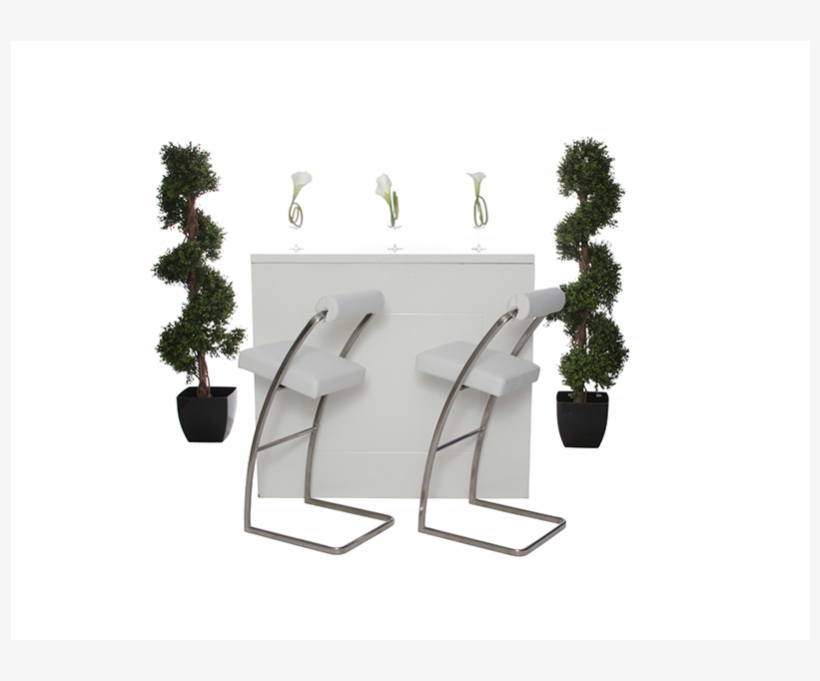 White Wood Bar - Chair, transparent png download