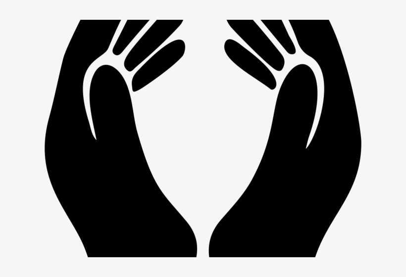 Hand Clipart Silhouette - Two Hands Clipart Png, transparent png download