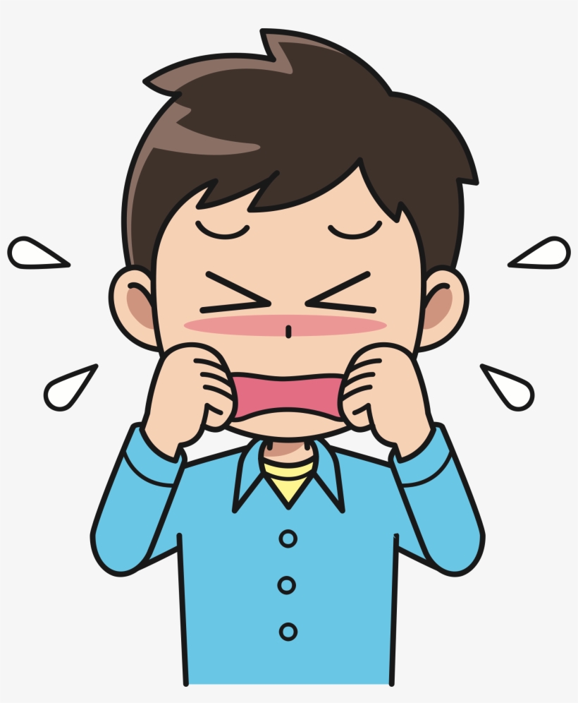 Clipart Free Stock Male Big Image Png - Boy Crying Clipart Png, transparent png download