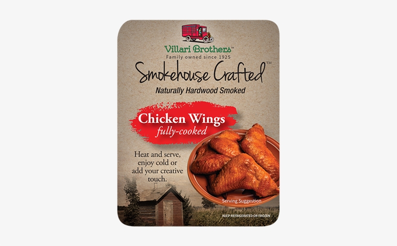 16301 Smoked Chicken Wings Front Outlines - Buffalo Wing, transparent png download