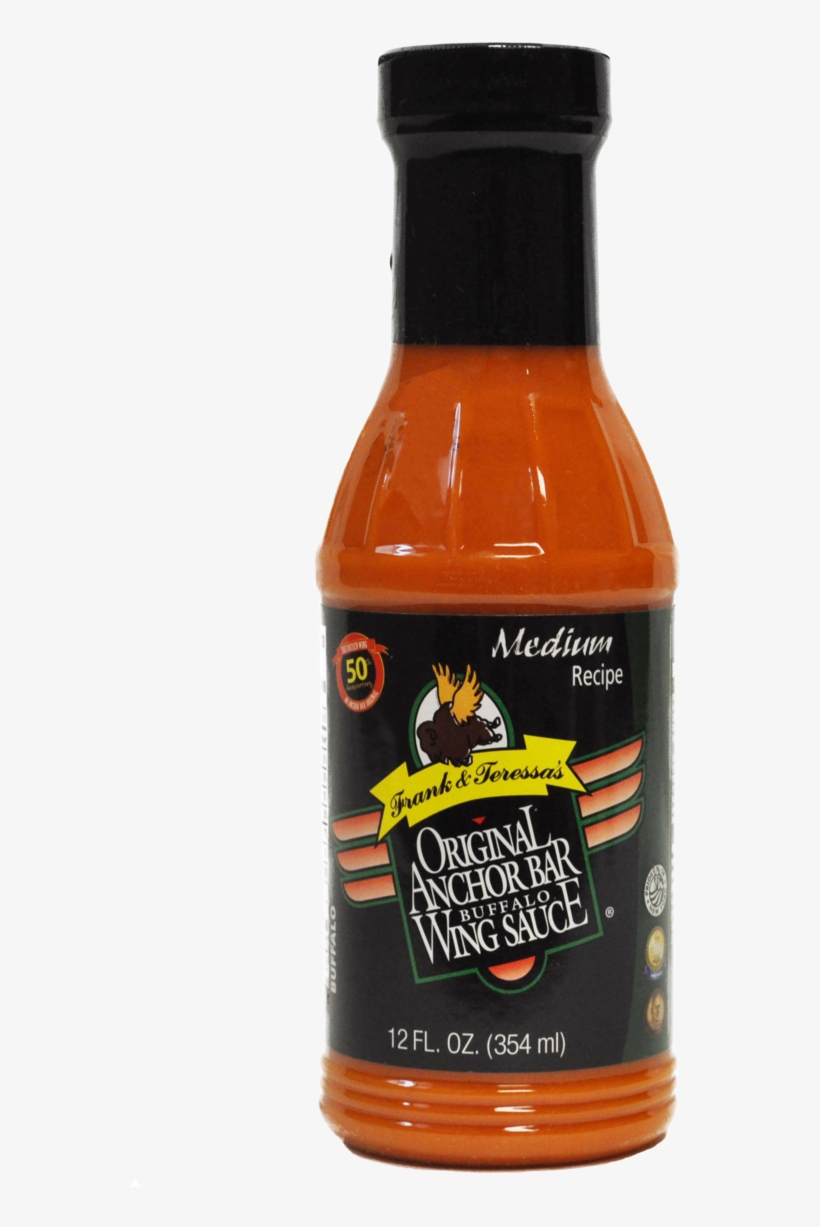 Original Anchor Bar Buffalo Wing Sauce Medium Recipe Orange PNG Image