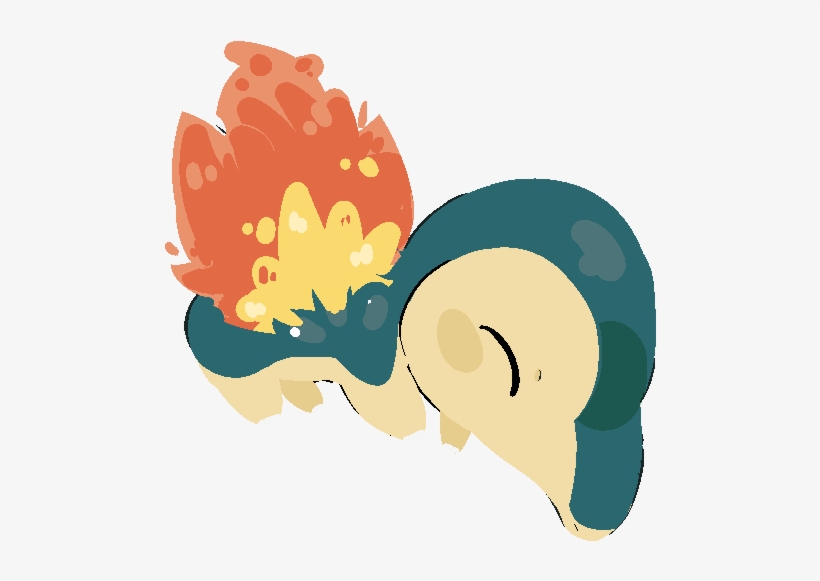 Cyndaquil - Illustration, transparent png download