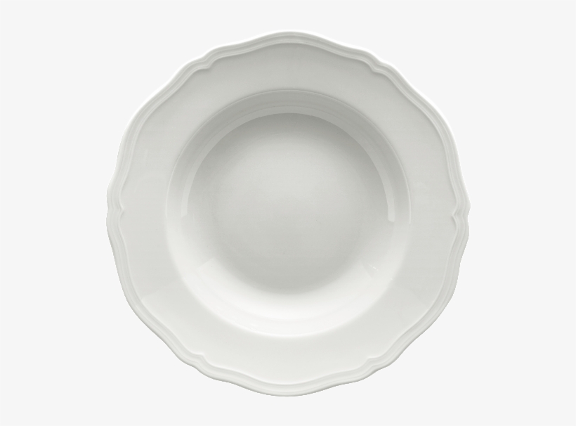 Antico Doccia Rim Soup Plate, White - Plate, transparent png download