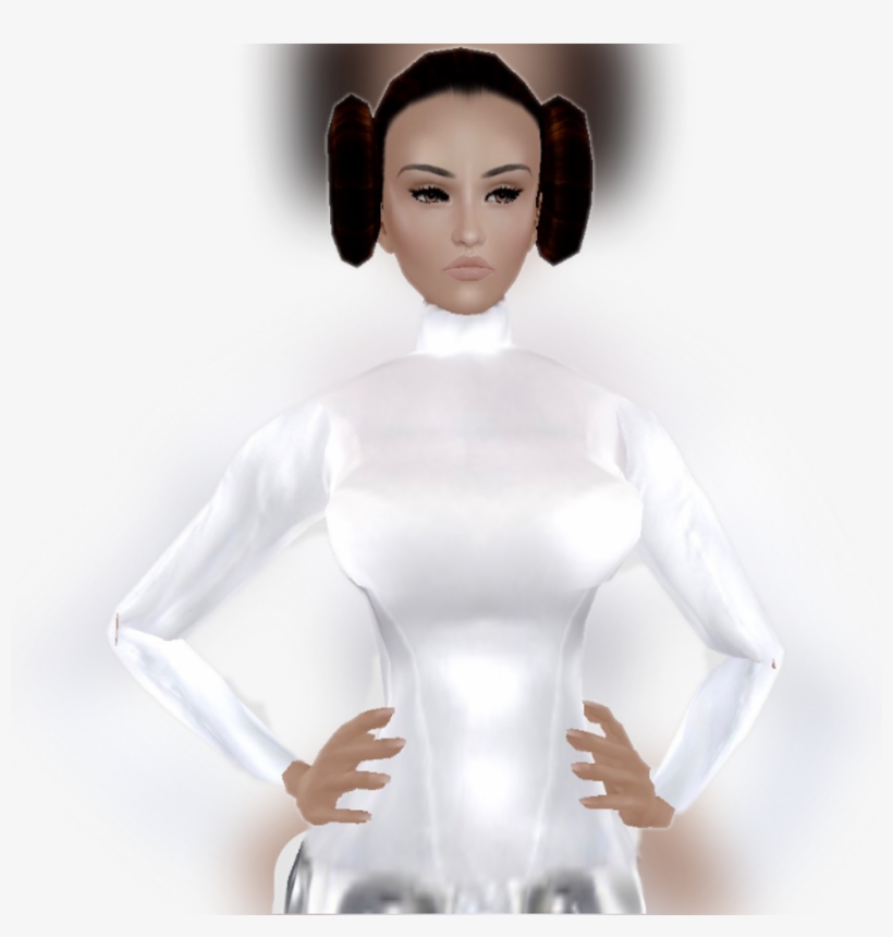 Imvu Princess Leia Avatar Starwarsfreetoedit - Girl, transparent png download