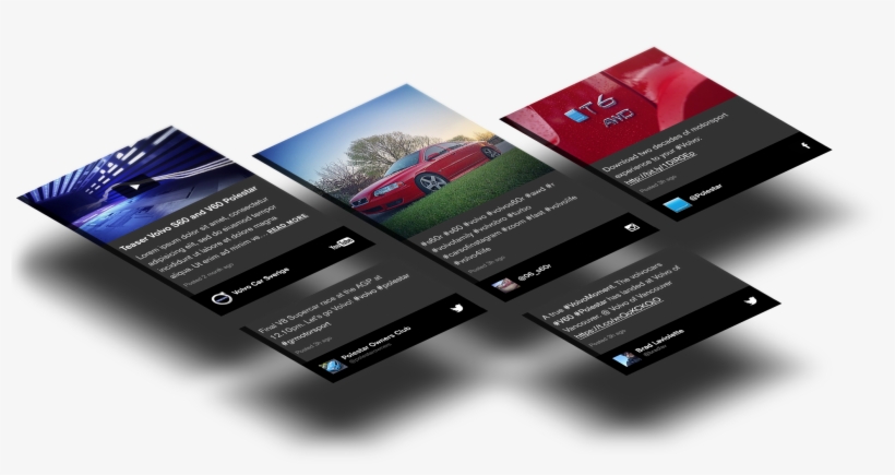 Volvo Storystream Minimal Perspective 2 - Graphic Design, transparent png download